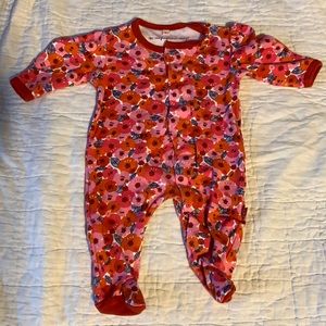Magnetic feetie pjs baby girl newborn like new